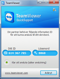 Bild 3. Id och Lösenord